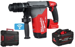 Młotowiertarka SDS-Plus Milwaukee 32mm 5.0J 18V M18ONEFHPX w walizce aku. 1x 12,0Ah FORGE™ bez ładowarki