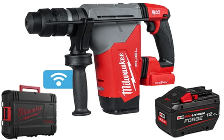 Młotowiertarka SDS-Plus Milwaukee 32mm 5.0J 18V M18ONEFHPX w walizce aku. 1x 12,0Ah FORGE™ bez ładowarki