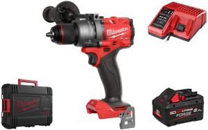 Wiertarko wkrętarka udarowa Milwaukee 158Nm 18V M18FPD3-801X walizka 1x aku. 8,0 Ah FORGE™ ładowarka