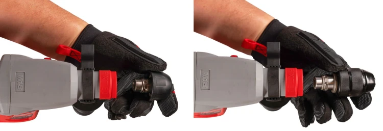 Młotowiertarka SDS-Plus Milwaukee 2,3J 18V M18BLHX-602X 2x aku. 6.0Ah FORGE™, szybka ładowarka w walizce