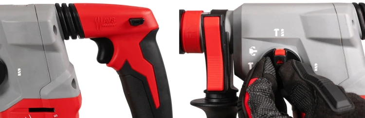 Młotowiertarka SDS-Plus Milwaukee 2,3J 18V M18BLHX-602X 2x aku. 6.0Ah FORGE™, szybka ładowarka w walizce