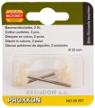 Tarcze polerskie Proxxon bawełniane kpl. 2 szt. 28297