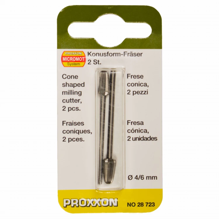 Frez stożkowy Proxxon 6mm kpl. 2 szt. 28723