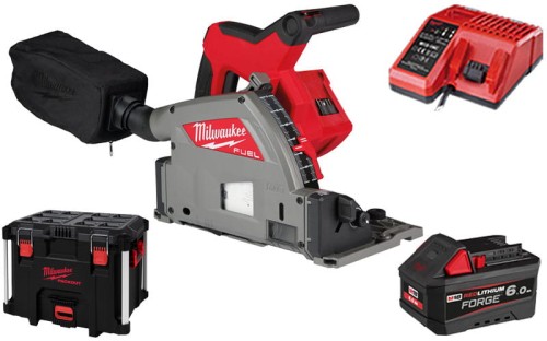 Zagłębiarka Milwaukee M18FPS55-601P 1x aku. 6.0Ah, ładowarka w walizce Packout XL