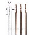 Wiertła precyzyjne Proxxon śr. 1,2mm kpl. 3 szt. 28856