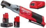 Grzechotka udarowa 3/8" Milwaukee M12FIR38-632 2x aku.: 6.0Ah i 3.0Ah ładowarka