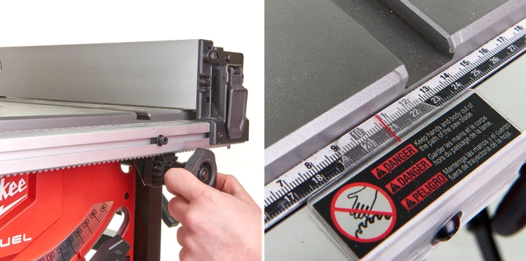 Stołowa pilarka tarczowa Milwaukee M18FTS210