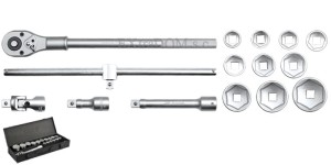 Klucze nasadowe Yato 3/4'' zestaw 15 cz. - 1334