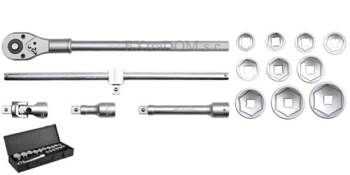 Klucze nasadowe Yato 3/4 zestaw 15 cz. - 1334