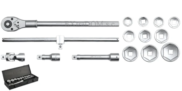 Klucze nasadowe Yato 3/4 zestaw 15 cz. - 1334