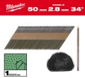 Gwoździe pierścieniowe Milwaukee do gwoździarki M18 FFN