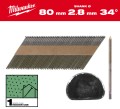 Gwoździe pierścieniowe Milwaukee do gwoździarki M18 FFN