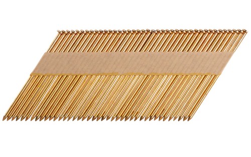 Gwoździe pierścieniowe Milwaukee długość 90mm, kąt 34°, głowa typu D 2200 szt. do gwoździarki M18 FFN 4932492605