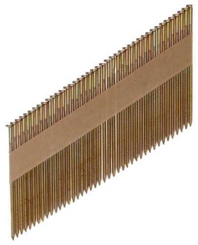 Gwoździe pierścieniowe Milwaukee długość 75mm, kąt 34°, głowa typu D 2200 szt. do gwoździarki M18 FFN 4932492610