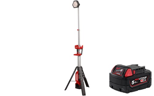 Lampa stojąca LED Milwaukee M18SAL2-0 2800 lm wysuwany maszt 2.2m