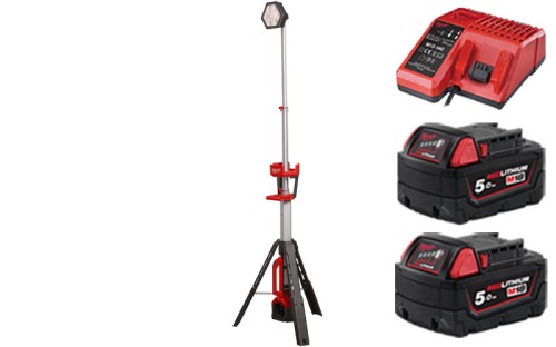 Lampa stojąca LED Milwaukee M18SAL2-0 2800 lm wysuwany maszt 2.2m