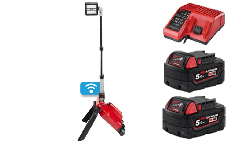 Lampa stojąca LED Milwaukee ONE-KEY™ M18ONERSAL 5400lm
