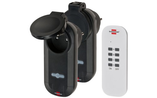 Przełączniki wyłączniki bezprzewodowe radiowe zewnętrzne zestaw 2 sztuk Comfort-Line Brennenstuhl RC CE1 0201