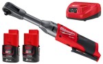 Grzechotka wysokoobrotowa ⅜″ Milwaukee M12FIR38LR-302 2x aku. 3.0Ah, ładowarka