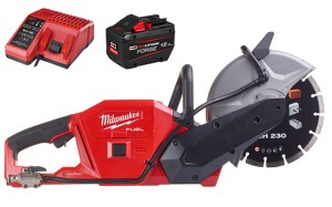 Przecinarka 230mm Milwaukee M18FCOS230-121 M18 1x aku. 12Ah FORGE, ładowarka