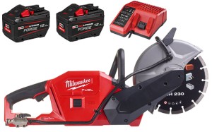Przecinarka 230mm Milwaukee M18FCOS230-122 M18 2x aku. 12Ah FORGE, ładowarka