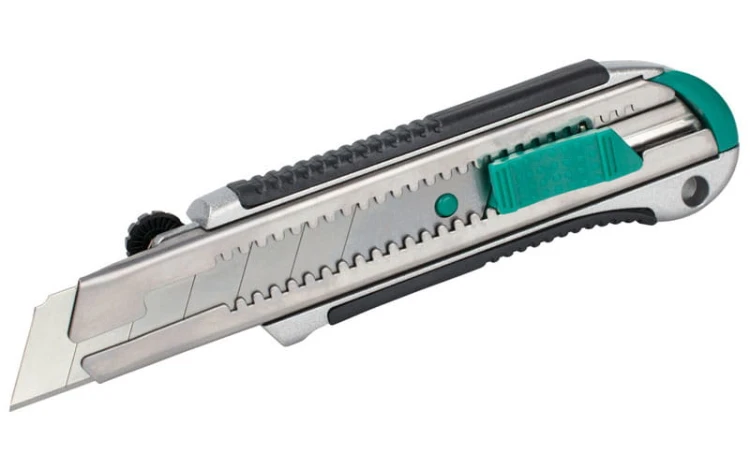 WOLFCRAFT NÓŻ profesjonalny, metalowy z odłamywanym ostrzem 25mm 4081000