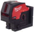 Laser krzyżowy Milwaukee zielony M12CLLP 38m