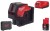 Laser krzyżowy Milwaukee zielony M12CLLP 38m