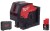 Laser krzyżowy Milwaukee zielony M12CLLP 38m