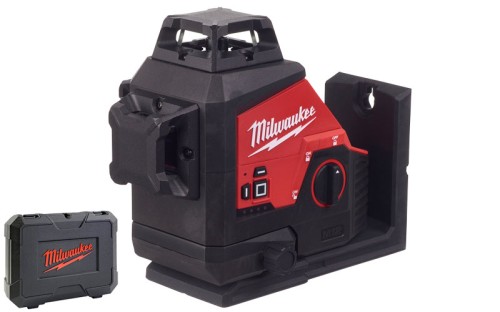 Laser krzyżowy Milwaukee M123PL-401C 3-płaszczyznowy