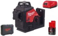 Laser krzyżowy Milwaukee M123PL 3-płaszczyznowy