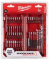 Bity udarowe i wiertła Milwaukee Shockwave Impact Duty zestaw 48 szt. 4932492005