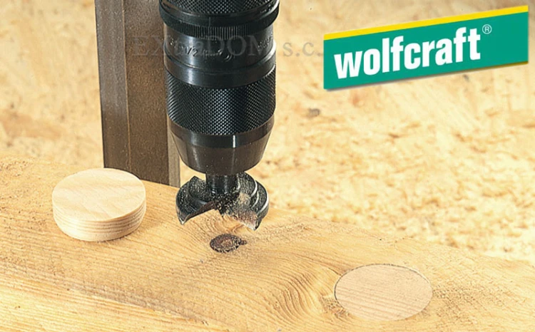 Płytki stożkowe do zaślepiania sęków śr. 25mm Wolfcraft 2942000