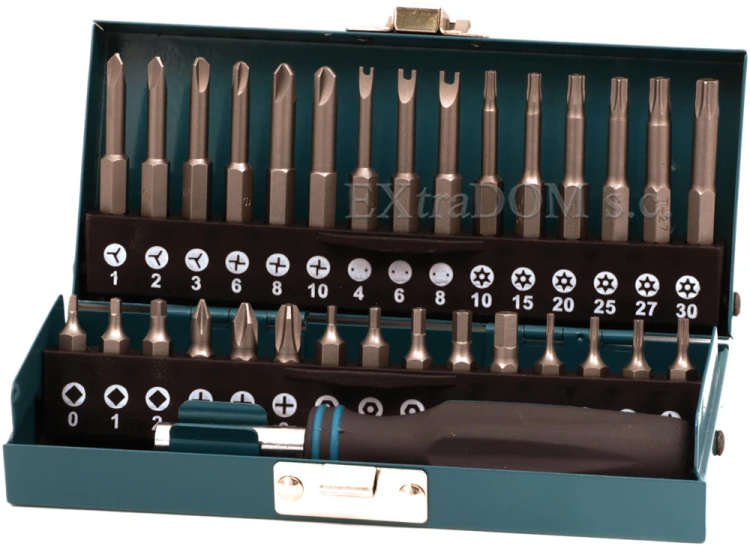 Bity Wolfcraft 2 x komplet 32 sztuk w walizce 1388000-1386000