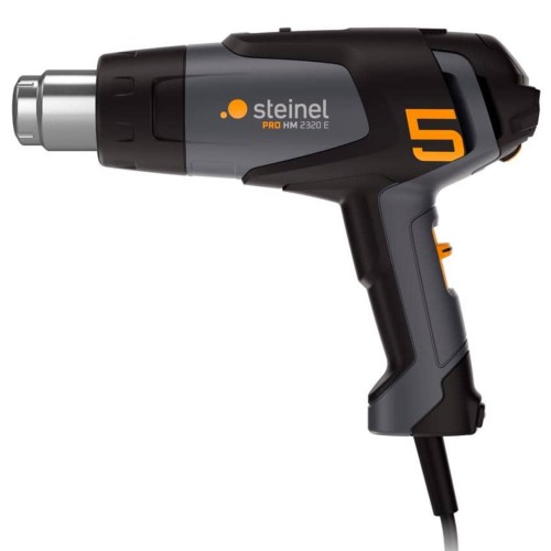 Opalarka Steinel HM2320 E ECO LCD profesjonalna, 2300W płynna regulacja temperatury i wydatku powietrza, wyświetlacz LCD +walizka z 3 dyszami