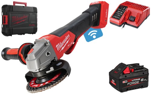 Szlifierka kątowa 125mm Milwaukee z hamulcem M18ONEFSAG125XPDB