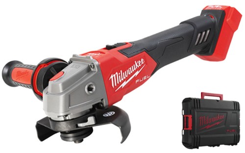 Szlifierka kątowa 125 mm Milwaukee M18FSAGV125XB-0X regulacja prędkości, hamulec, włącznik suwakowy, wersja zerowa, bez akumulatora i ładowarki 4933478436