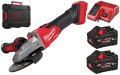 Szlifierka kątowa 125 mm z płaską głowicą Milwaukee M18FSAGF125XB z hamulcem i włącznikiem suwakowym