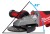 Szlifierka kątowa 125 mm z płaską głowicą Milwaukee M18FSAGF125XPDB-0X z hamulcem i włącznikiem łopatkowym w walizce,