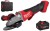 Szlifierka kątowa 125 mm z płaską głowicą Milwaukee M18FSAGF125XPDB z hamulcem i włącznikiem łopatkowym w walizce