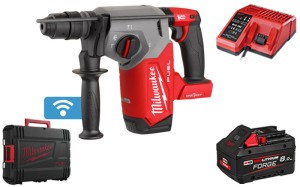 Młotowiertarka SDS+ Milwaukee M18ONEFHX-801X 1x aku. 8Ah FORGE™, ładowarka, walizka