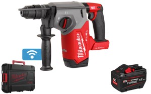 Młotowiertarka SDS+ Milwaukee M18ONEFHX-0X + 1x aku. 12Ah FORGE™ w walizce, bez ładowarki