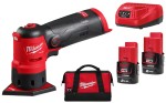 Szlifierka punktowa Milwaukee M12FDSS-202B 2x aku. 2.0Ah, ładowarka, torba