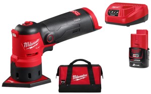 Szlifierka punktowa Milwaukee M12FDSS-201B 1x aku. 2.0Ah, ładowarka, torba