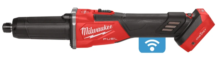 Szlifierka prosta Milwaukee M18FDGROVB z hamulcem i wyłącznikiem suwakowym