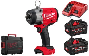 Klucz udarowy ½'' Milwaukee M18FHIW2P12-802X Fuel 1491Nm, 2x aku. 8.0Ah FORGE™, ładowarka, walizka