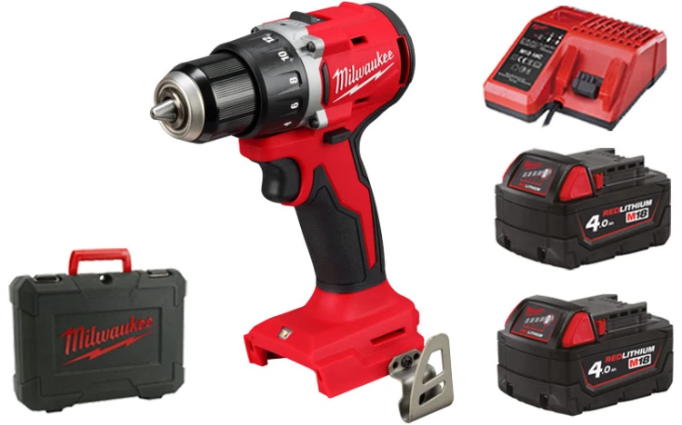 Kompaktowa wiertarko - wkrętarka bezszczotkowa Milwaukee M18BLDDRC