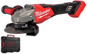 Szlifierka kątowa 125mm Milwaukee FUEL M18FHSAG125XB2-0X z hamulcem, wersja zerowa, bez akumulatora i ładowarki 4933493415