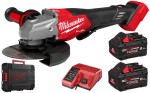 Szlifierka kątowa 125mm Milwaukee FUEL M18FHSAG125XPDB2-802X 2x. aku. 8.0Ah FORGE™, ładowarka, walizka 4933493418