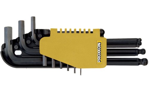 Klucze imbusowe Proxxon z kulkami kpl. 9 cz. 23946